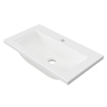 Ensuite Composite Countertop with Single Integrated Basin